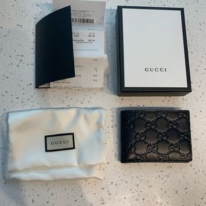 Navy Gucci Wallet